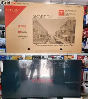 75 Inch Webos Vitron Tv Smart Android Tv Htc7588v/Usb/Youtube