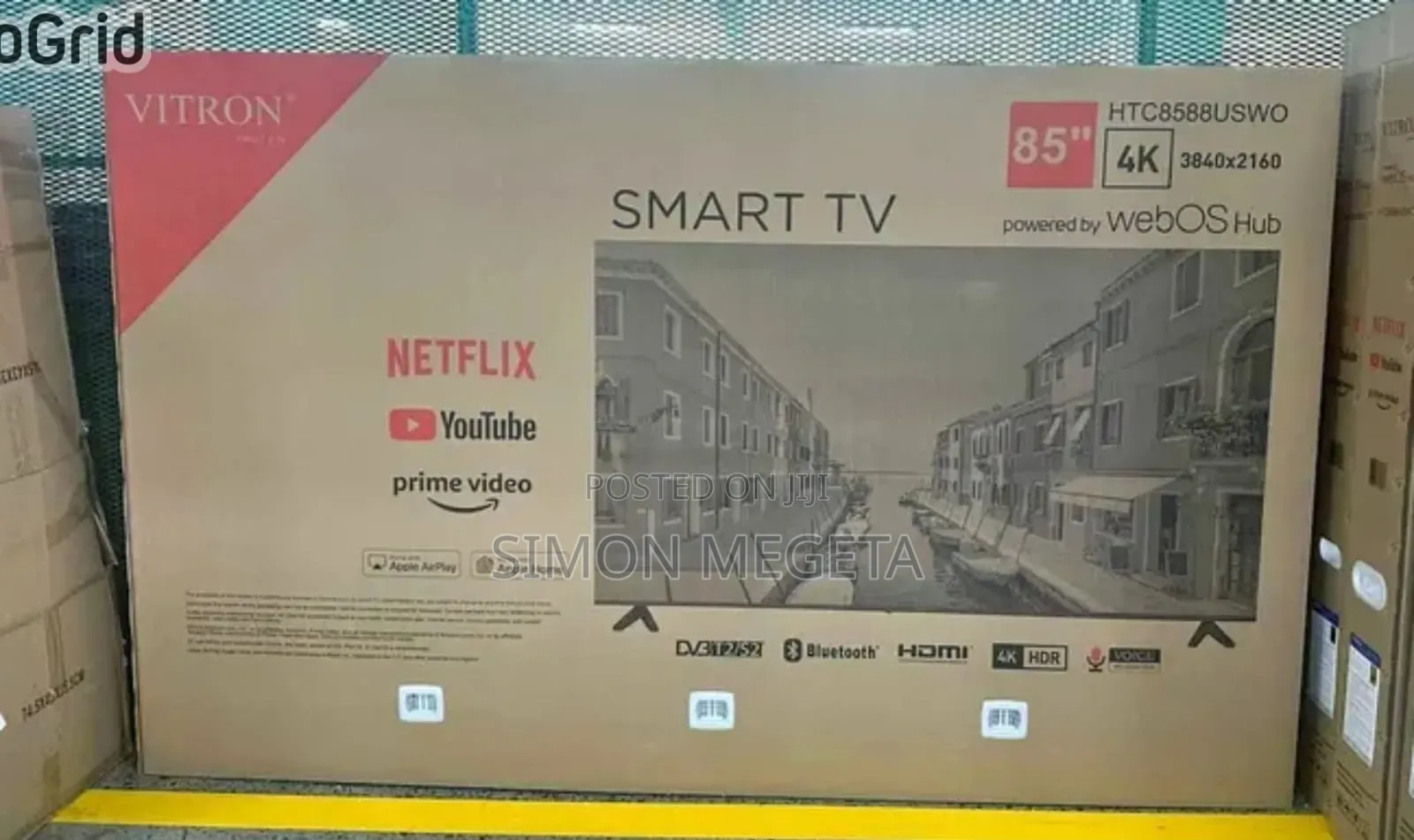 85 Inches Webos Vitron Tv Smart Android Tv Htc8588us/Usb
