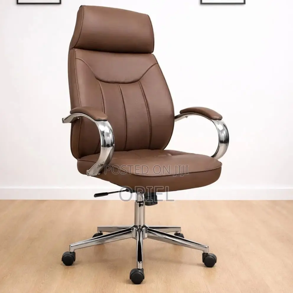 Executive Chairs:- Executive Manager High Back Leather Chair