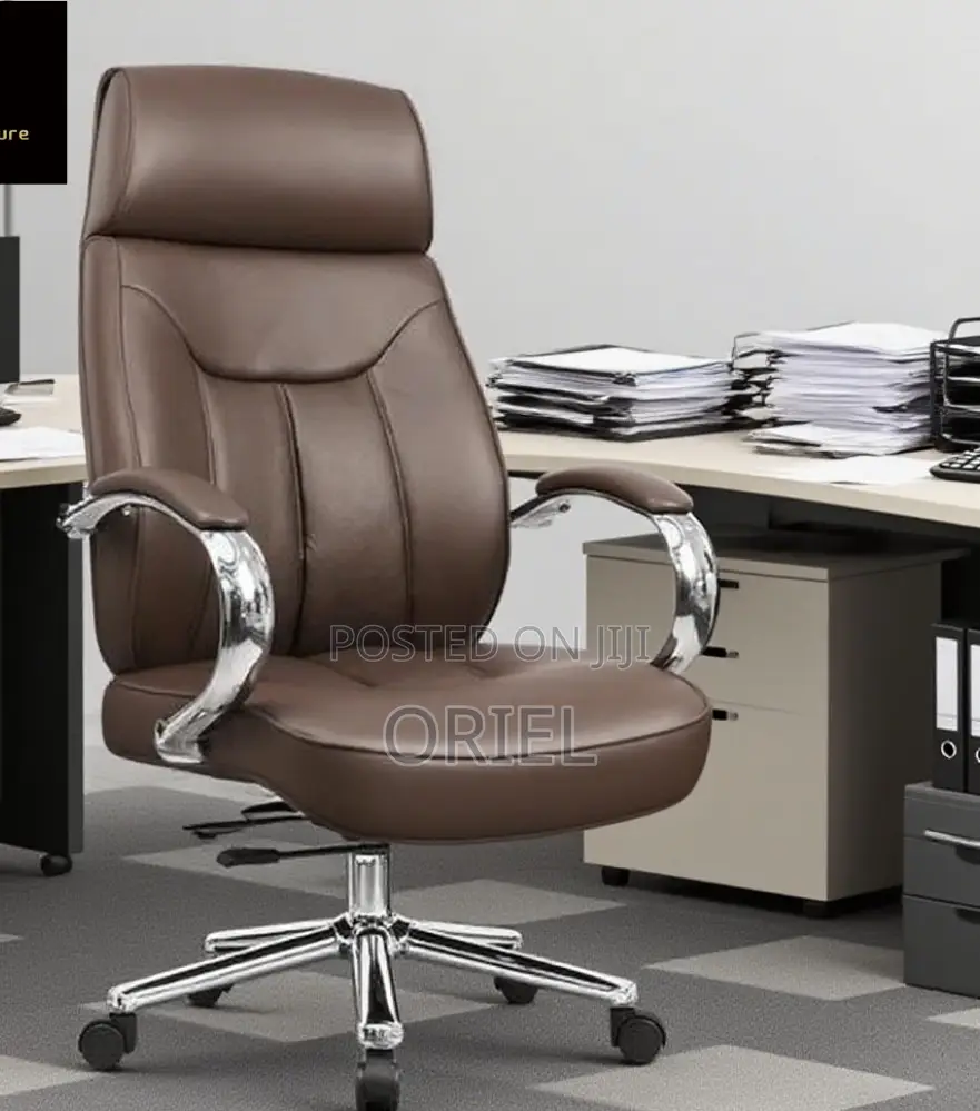 Executive Chairs:- Executive Manager High Back Leather Chair