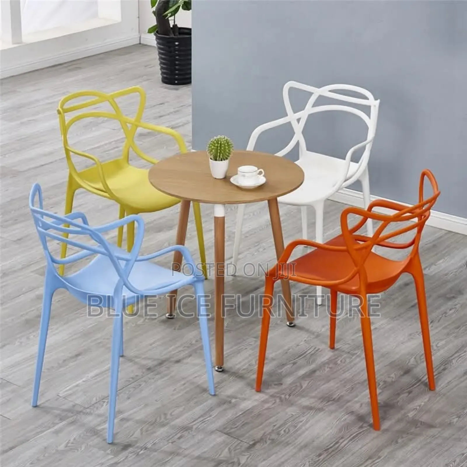 Modern Cafe Restaurant Plastic Chairs