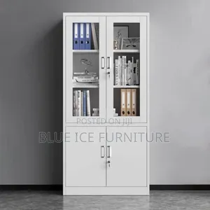 Office Glass Door Storage Cupboard