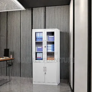 Office Glass Door Storage Cupboard