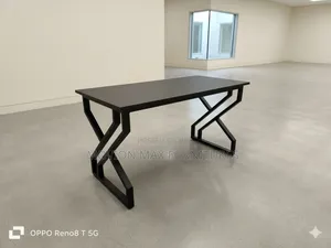 Stable Metallic Office Table