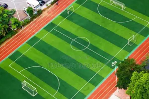 Football Field Soft Grass 50mm Thick Artificial Grass Carpet