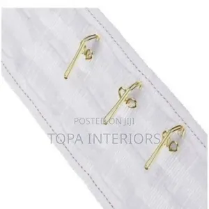 Metallic 100 Pieces Box Drapery Gold Curtain Hooks