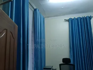 Blue Blackout Curtains for Home Decoration and Privacy