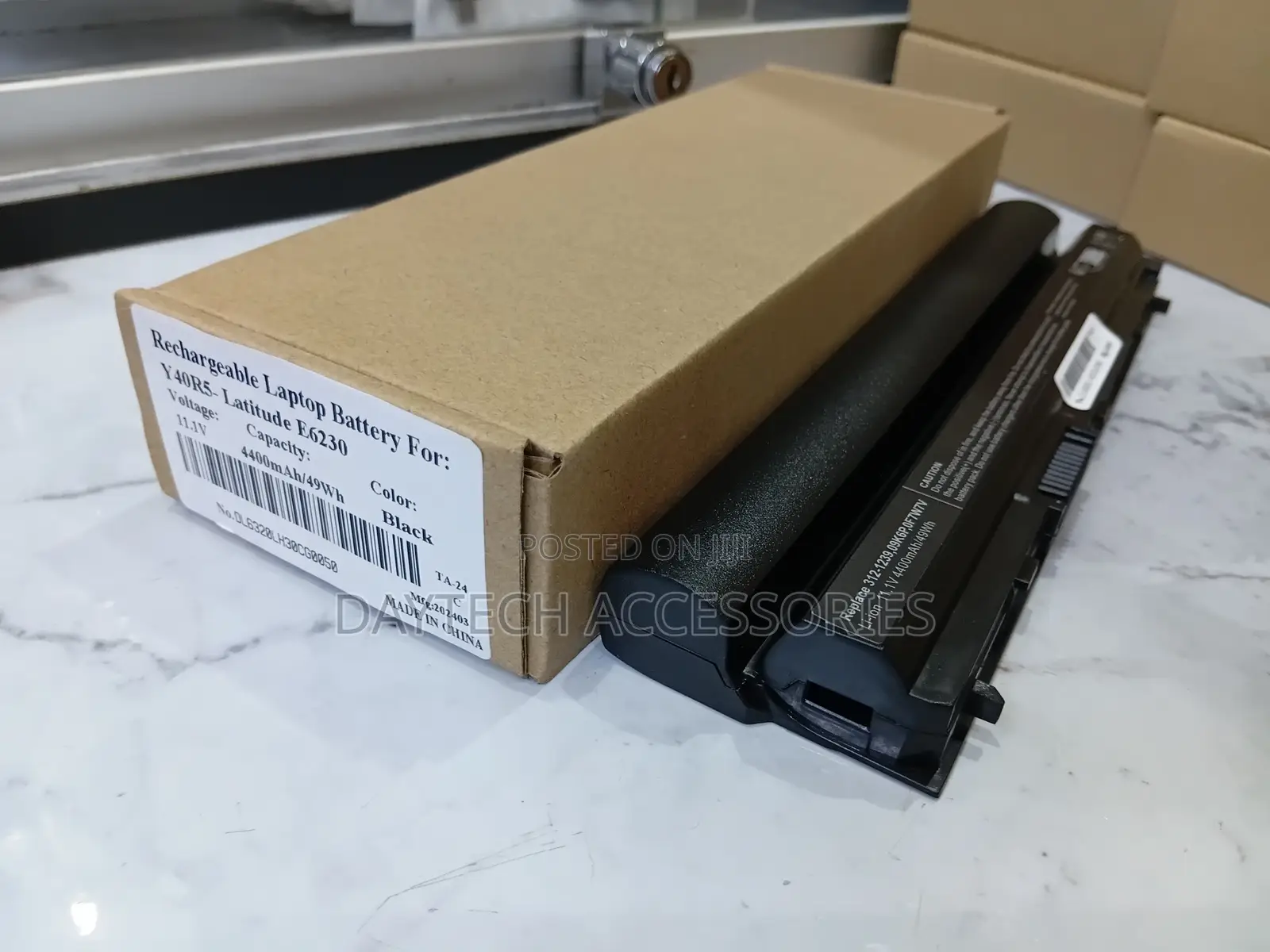 Battery for Dell Latitude E6220 E6230 E6320 6330 | 4400mah | 11.1v