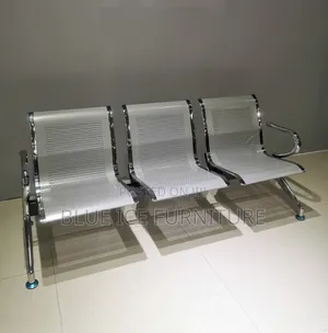 Strong Steel 3 Seater Waiting Chair