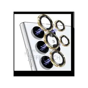 S24 Ultra Metal Tempered Glass Camera Protector Lens Cover for Samsr
