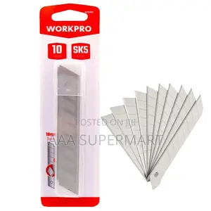 Workpro Wp212002 18mm 10-Pack Replacement Blades for Utility Knife