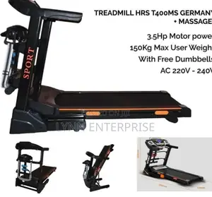 *Auto Incline Treadmill With Massage Belt*