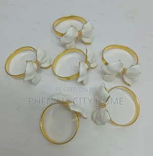 Metallic Ring Napkin Holderd
