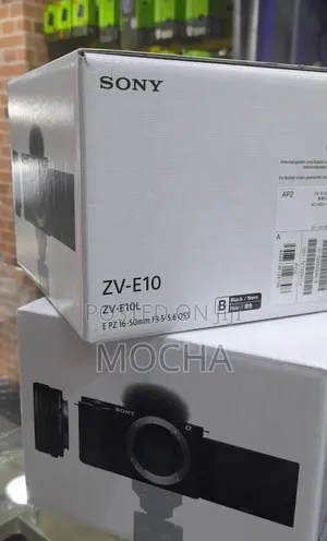 Sony Zv-E10 Mirrorless Camera With 16-50mm Lens