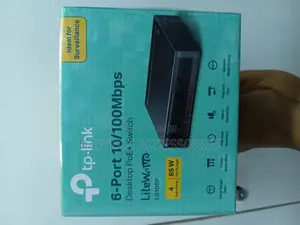 Tp-link Ls106p Litewave 6-port 10/100mbps Desktop Poe+ Switch.