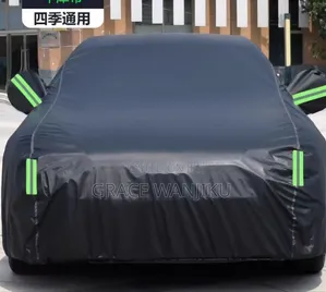 *High Quality Universal Black Car Cover With Fleece