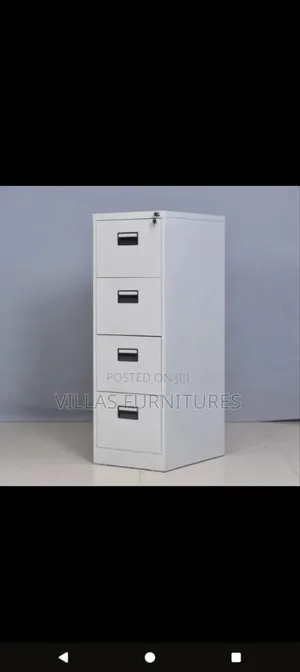 All-in-One Locking 4 Drawer Office Cabinet