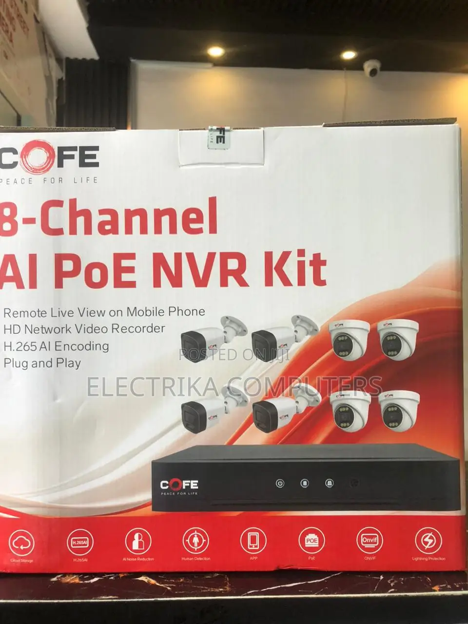 8-Channel Ai Poe NVR Kit