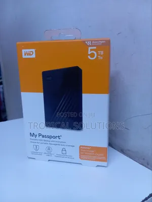 Wd My Passport 5tb HDD Available 5tb