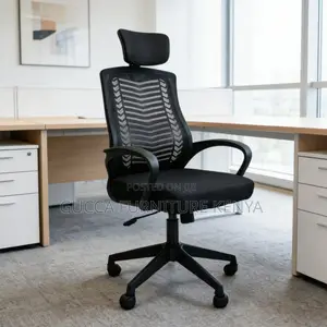Simple Height Adjustable Headrest Office Seat