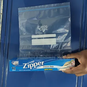 Chef Elite Heavy Duty Zipper Freezer Bags (12pcs) - Large 2kg Size
