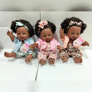 Medium Size African Doll