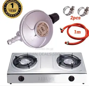 Rebune 2 Burner Gas Stove Cooker Strong and Durable