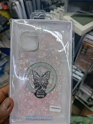 Kiuy Luxury Glitter Butterfly Stand Soft Tpu iPhone 11 Pro Max Cover