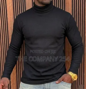 Quality Casual Men Unisex Official Plain Pull Necks