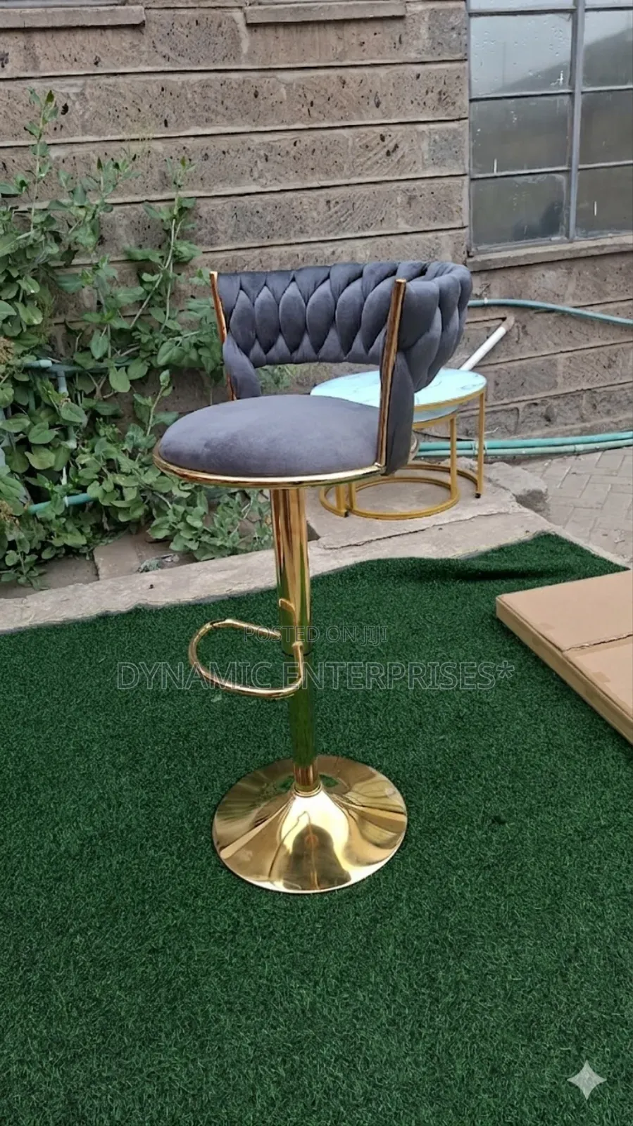 Modern Luxury Velvet Bar Stool