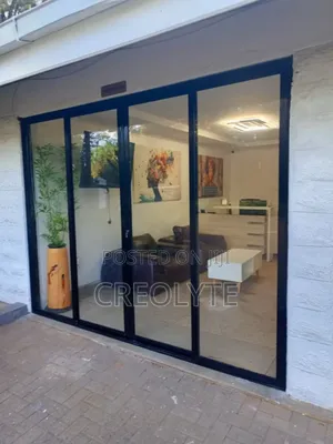 Aluminum Sliding Door. (Condoor) Black