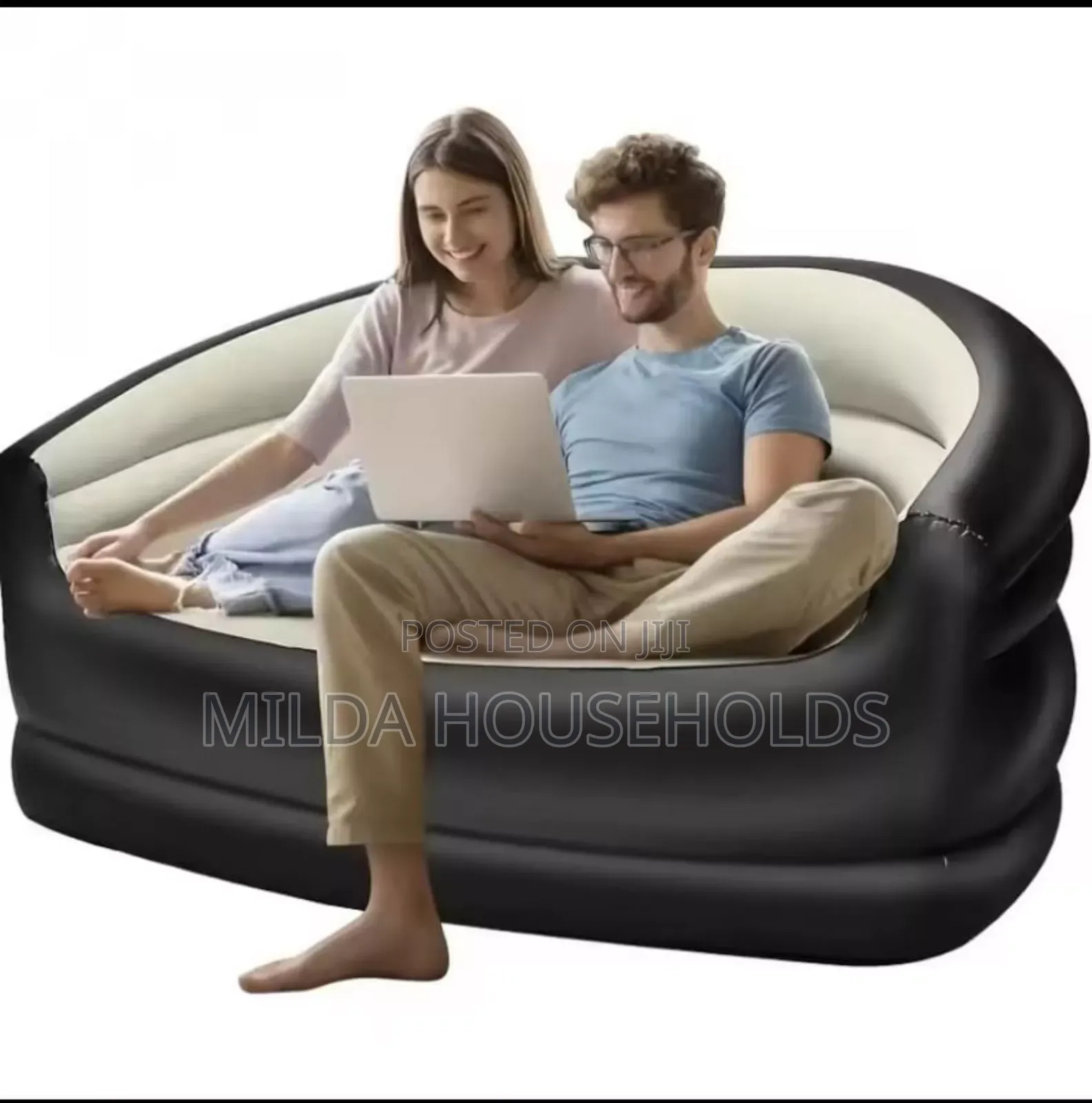 *Double Size Inflatable Sofa Seat Size 135x84x62cm .