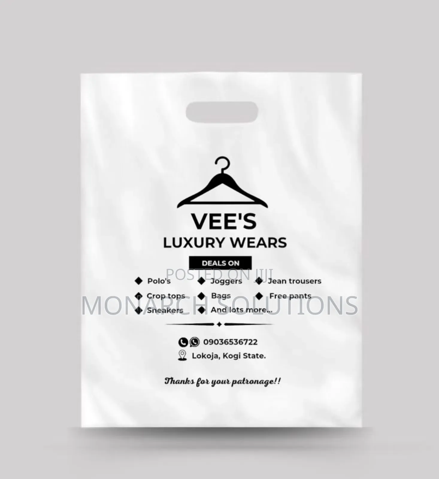 Carrier Bags White