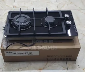 Haier Glass Inbuilt 2 Burner With Wok Hob Cooker