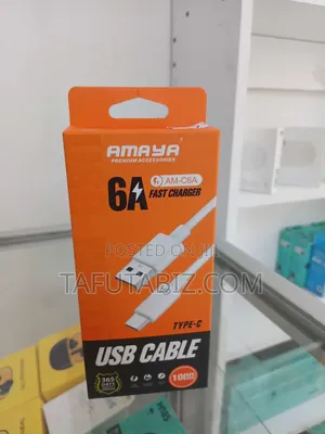 Amaya 6a Fast Charger Type-C Usb Cable