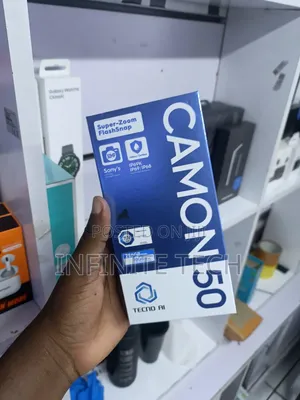 New Tecno Camon 50 256 GB Black