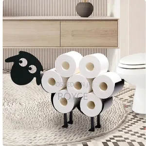 Creative Toilet Paper Holder-Metallic Finish