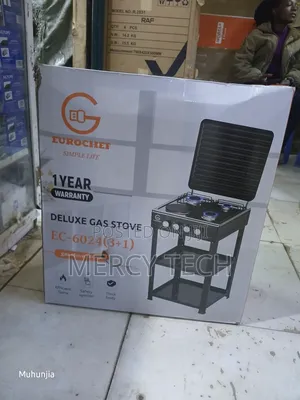 Eurochef 3 Gas +1 Electric Standing Cooker With Shelves