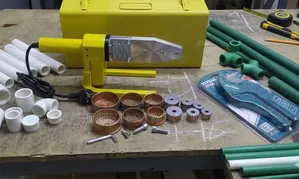 PPR Machine With a PVC Cutter