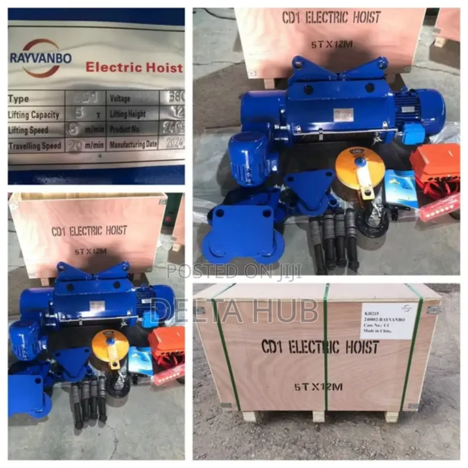 5ton Heavy Duty Electric Hoisting Machine for Construction Sites