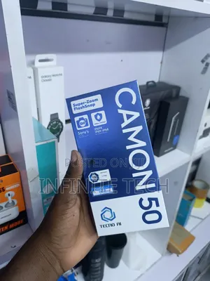 New Tecno Camon 50 256 GB Black