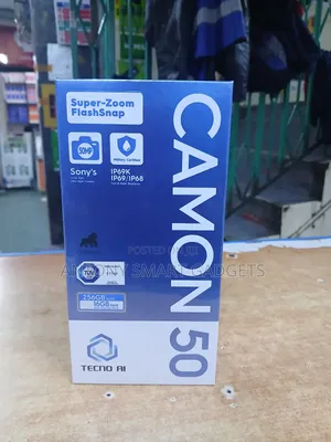 New Tecno Camon 50 256 GB