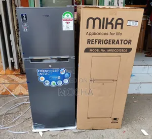 Mika 138l Double Door Top Mount Freezer Fridge