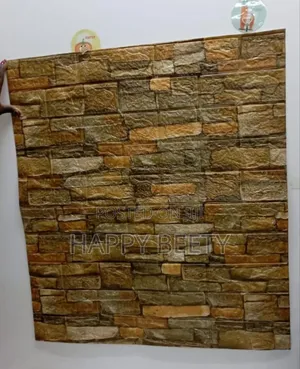 *Decorative 3d Tiles Shape Wallpaper*