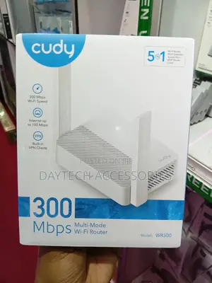 Cudy Wr300 N300 Wi-Fi Multi-Mode Router With Fast Ethernet Single-Band