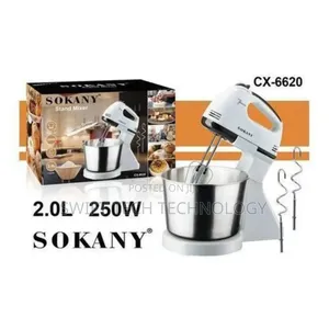 Hand Mixer With Bowl Sokany 2.0liters
