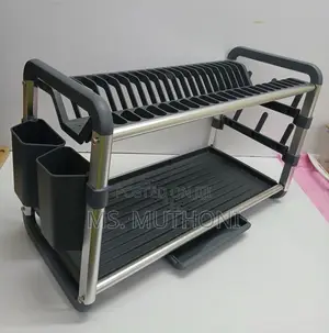 Rust Free High Quality Aluminum+ Plastic Dish Rack