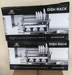 Rust Free High Quality Aluminum+ Plastic Dish Rack
