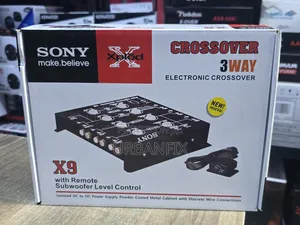 Sony Xplod X9 3-Way Digital Electronic Crossover With Bass Knob