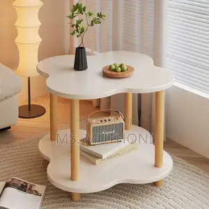 Butterfly-Shaped 2-Tier Side Table
